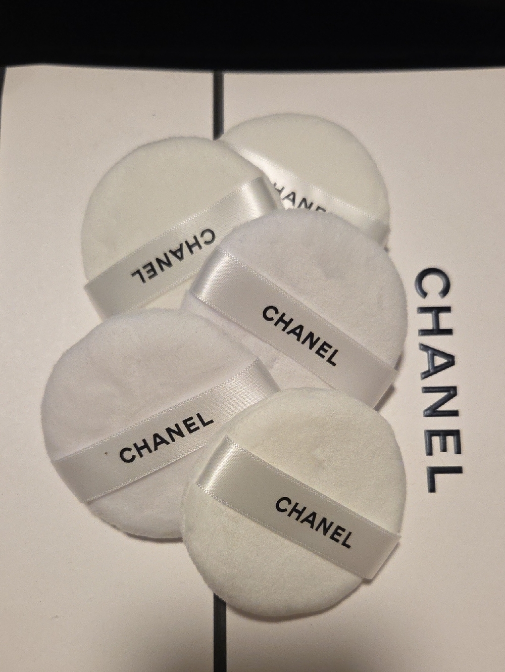 5 X Chanel Powder Puff Face Puff Makeup Puff
